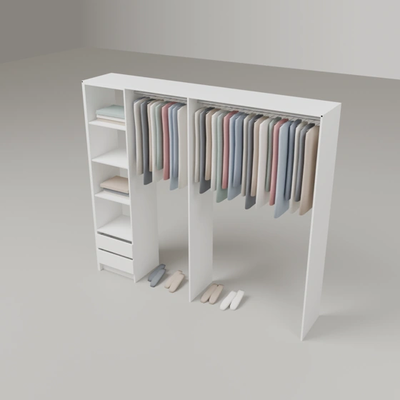 Wardrobe Package Two (2 Drawer)